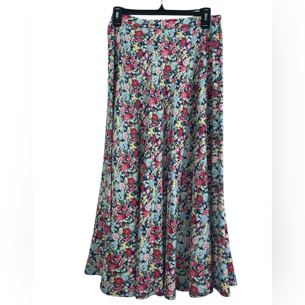 Vintage Maggy London two piece floral skirt & blouse. Size 6 GUC to EUC. - Picture 11 of 13